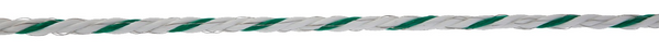 Seil Prem.Line, 200m, 6,5mm, weiß/grün, 6x0,2 Niro,3x0,25Cu