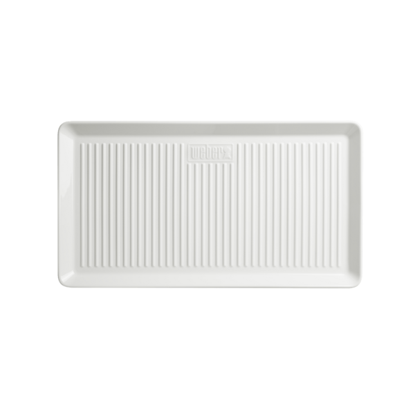 Weber Porzellan-Servierplatte, 40x22cm