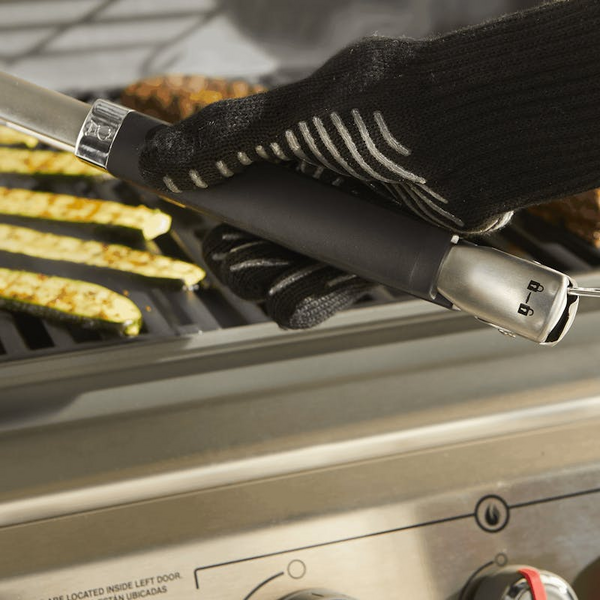 Weber Premium Grillzange, Edelstahl, Schwarz