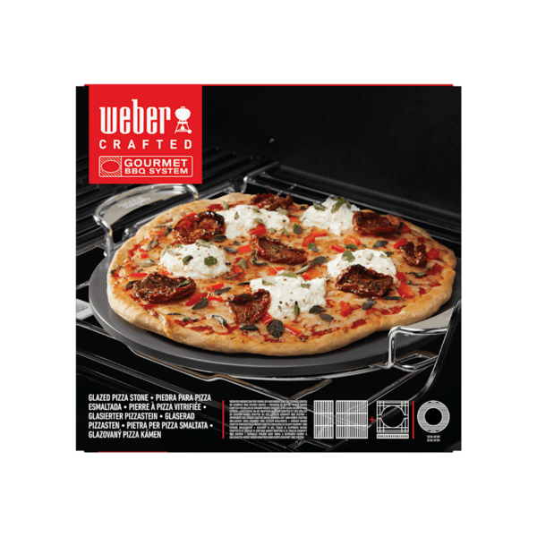 Weber CRAFTED glasierter Pizzastein - Gourmet BBQ System