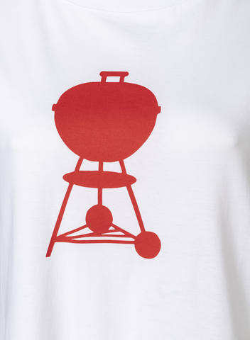 T-Shirt Kettle Damen, weiß 