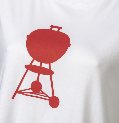 T-Shirt Kettle Damen, weiß 
