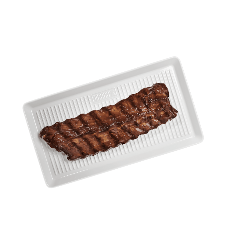 Weber Porzellan-Servierplatte, 40x22cm