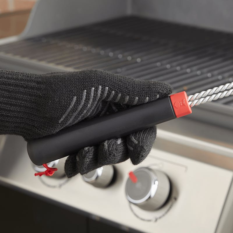 Weber Dreiseitige Grillbürste, 46 cm