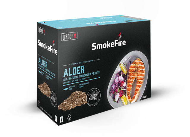 Weber SmokeFire Holzpellets  Erle - 8 kg