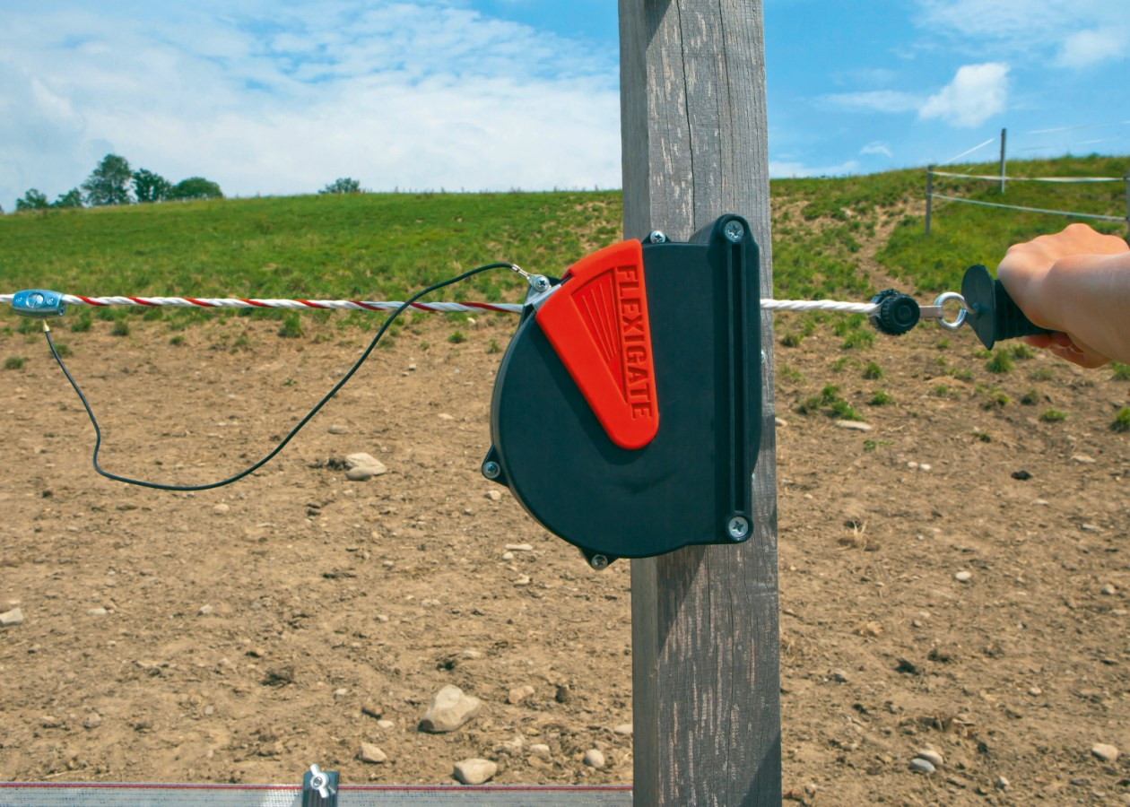 Zaunanschlusskabel schraubbar, für Bänder bis 40mm